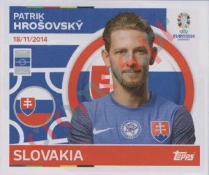 SVK10 Patrik Hrošovský – UEFA Euro 2024 Topps