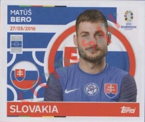 SVK13 Matúš Bero – UEFA Euro 2024 Topps