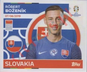 SVK16 Róbert Boženík – UEFA Euro 2024 Topps
