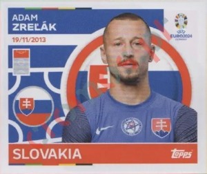 SVK18 Adam Zreľák – UEFA Euro 2024 Topps