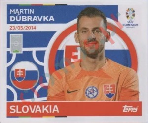 SVK4 Martin Dúbravka – UEFA Euro 2024 Topps