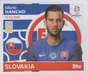 SVK8 Dávid Hancko – UEFA Euro 2024 Topps