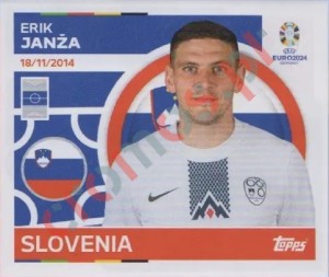 SVN10 Erik Janža – UEFA Euro 2024 Topps