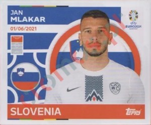 SVN18 Jan Mlakar – UEFA Euro 2024 Topps