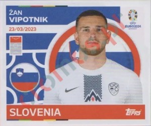 SVN19 Žan Vipotnik – UEFA Euro 2024 Topps