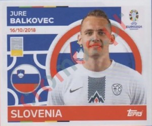 SVN5 Jure Balkovec – UEFA Euro 2024 Topps