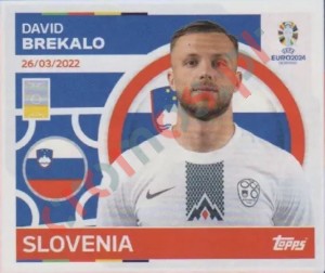 SVN9 David Brekalo – UEFA Euro 2024 Topps