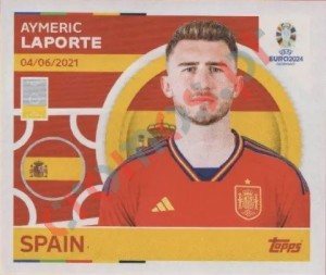ESP10 Aymeric Laporte – UEFA Euro 2024 Topps