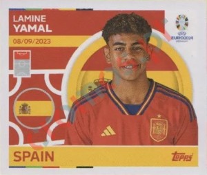 ESP19 Lamine Yamal – UEFA Euro 2024 Topps