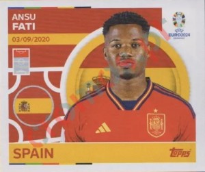 ESP20 Ansu Fati – UEFA Euro 2024 Topps