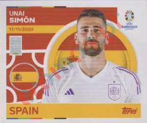 ESP4 Unai Simón – UEFA Euro 2024 Topps