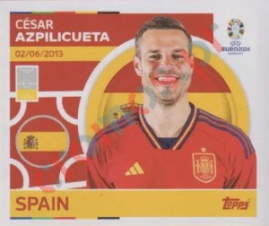 ESP5 César Azpilicueta – UEFA Euro 2024 Topps