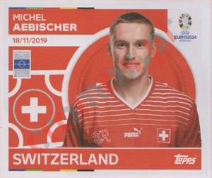 SUI11 Michel Aebischer – UEFA Euro 2024 Topps