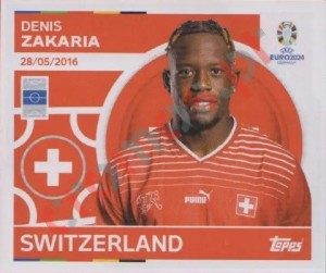SUI12 Denis Zakaria – UEFA Euro 2024 Topps