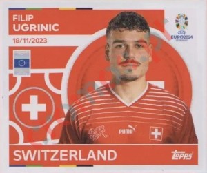SUI16 Filip Ugrinic – UEFA Euro 2024 Topps