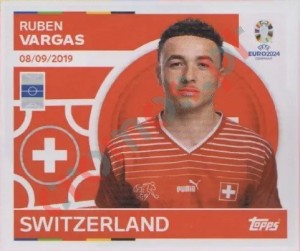 SUI18 Ruben Vargas – UEFA Euro 2024 Topps
