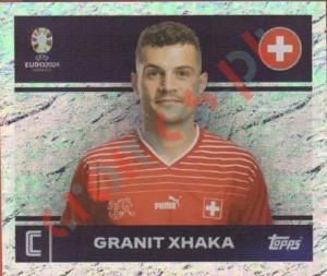 SUI2 Granit Xhaka – UEFA Euro 2024 Topps
