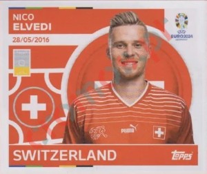 SUI8 Nico Elvedi – UEFA Euro 2024 Topps