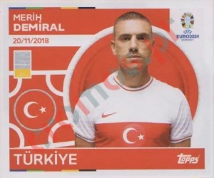 TUR12 Merih Demiral – UEFA Euro 2024 Topps