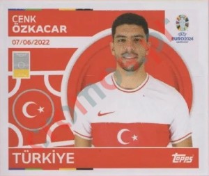 TUR13 Cenk Özkacar – UEFA Euro 2024 Topps