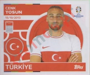 TUR19 Cenk Tosun – UEFA Euro 2024 Topps