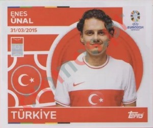 TUR20 Enes Ünal – UEFA Euro 2024 Topps