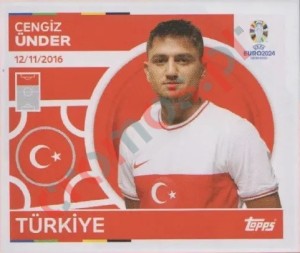 TUR21 Cengiz Ünder – UEFA Euro 2024 Topps