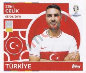TUR5 Zeki Çelik – UEFA Euro 2024 Topps