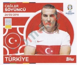 TUR6 Çağlar Söyüncü – UEFA Euro 2024 Topps
