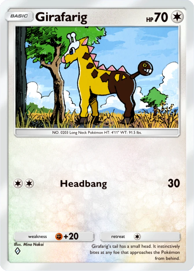057 Girafarig – Paradox Drive
