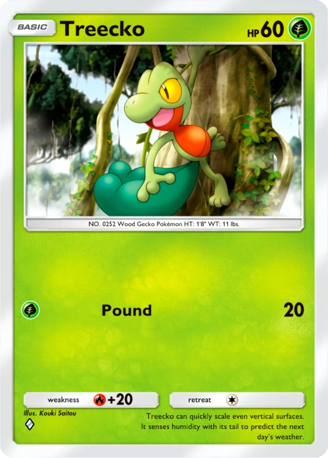 005 Treecko – Pulsing Aura