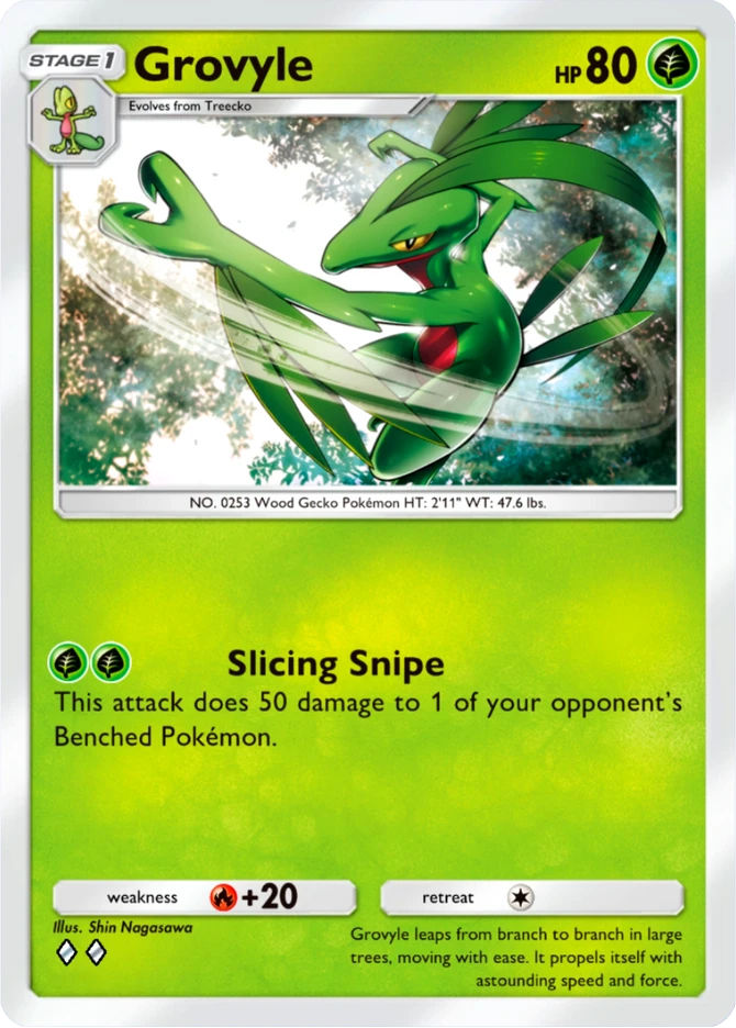 006 Grovyle – Pulsing Aura