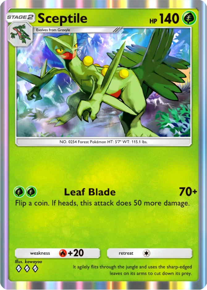 007 Sceptile – Pulsing Aura
