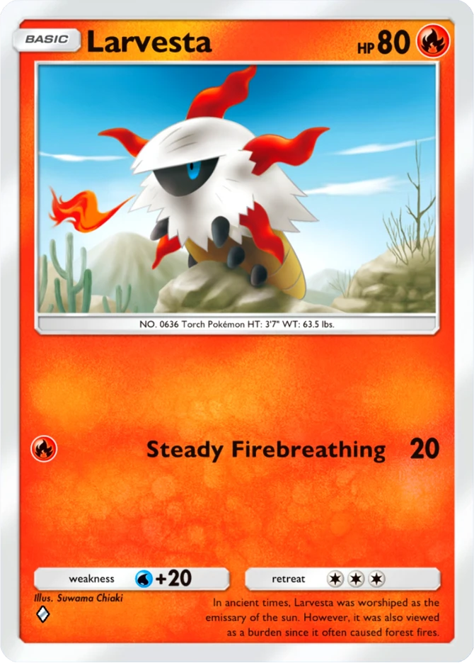 031 Larvesta – Pulsing Aura