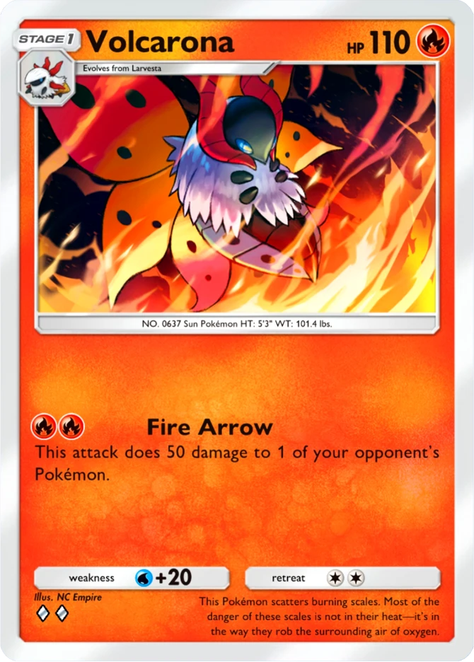 032 Volcarona – Pulsing Aura