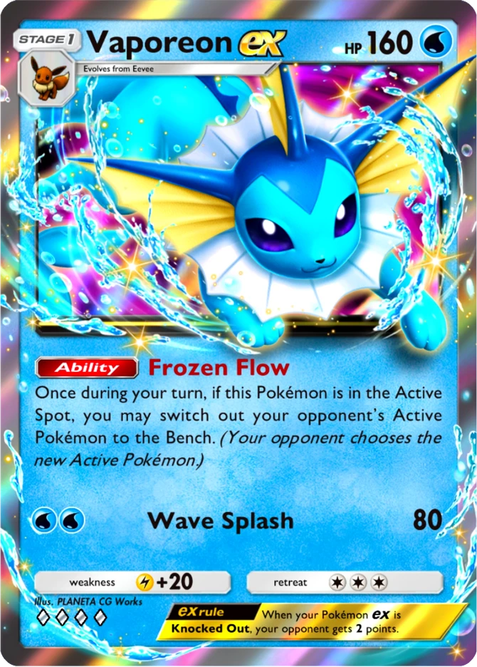 037 Vaporeon ex – Pulsing Aura