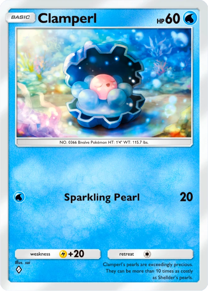 042 Clamperl – Pulsing Aura