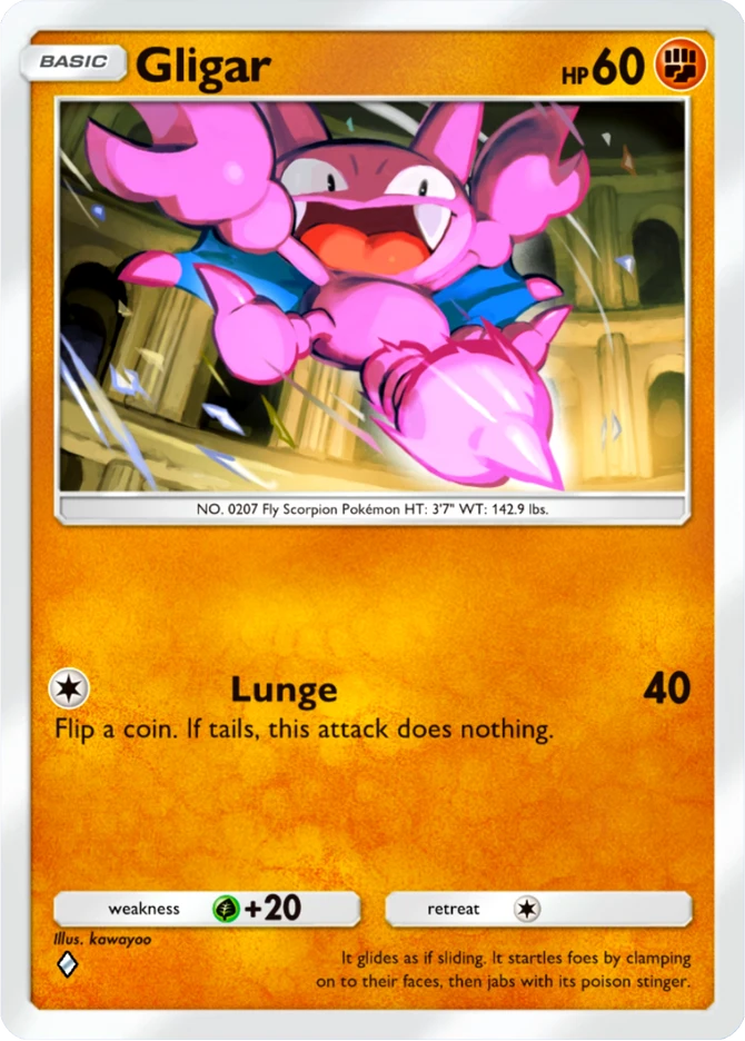 074 Gligar – Pulsing Aura