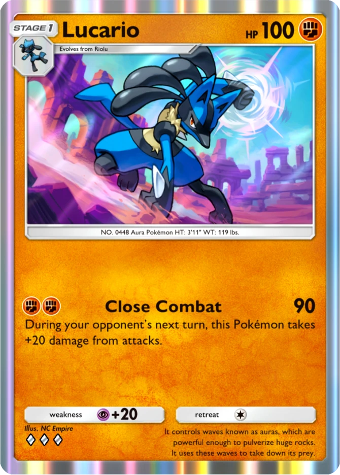 080 Lucario – Pulsing Aura