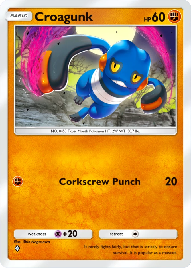 082 Croagunk – Pulsing Aura