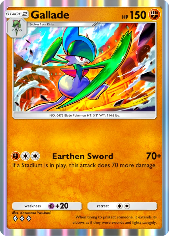 084 Gallade – Pulsing Aura
