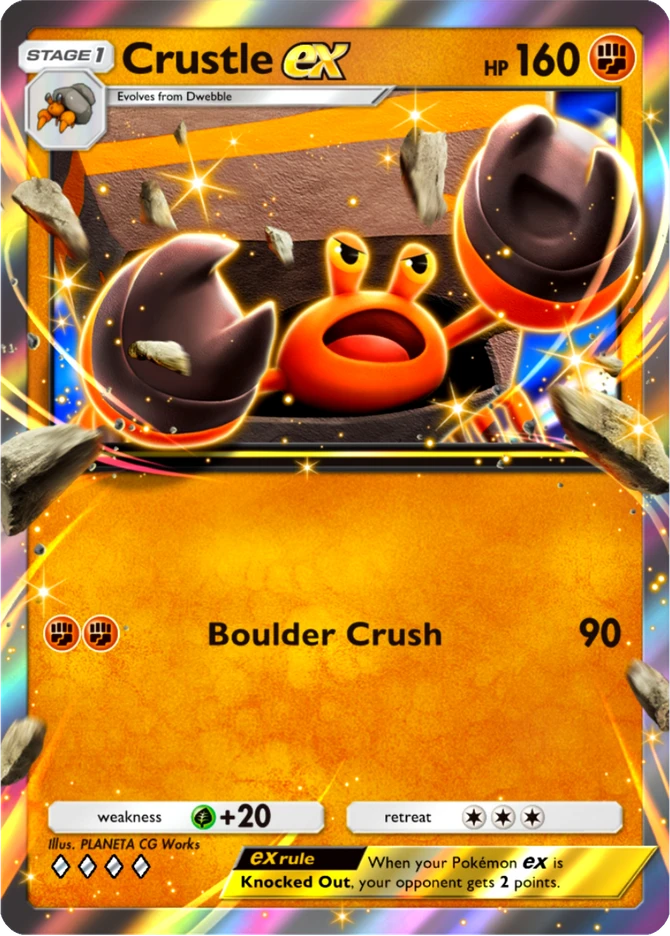 088 Crustle ex – Pulsing Aura