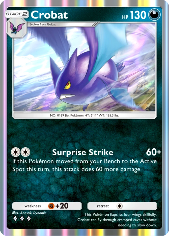 100 Crobat – Pulsing Aura