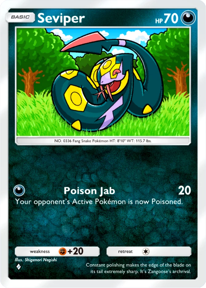 104 Seviper – Pulsing Aura