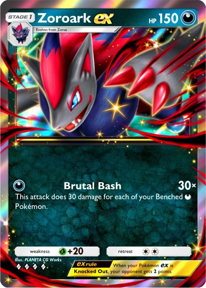 106 Zoroark ex – Pulsing Aura