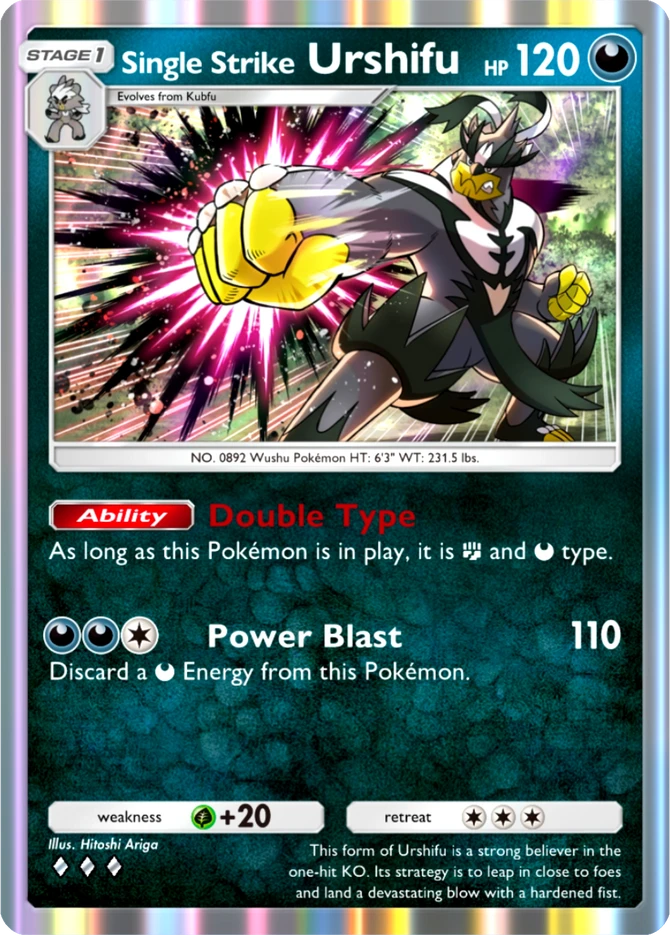 113 Single Strike Urshifu – Pulsing Aura