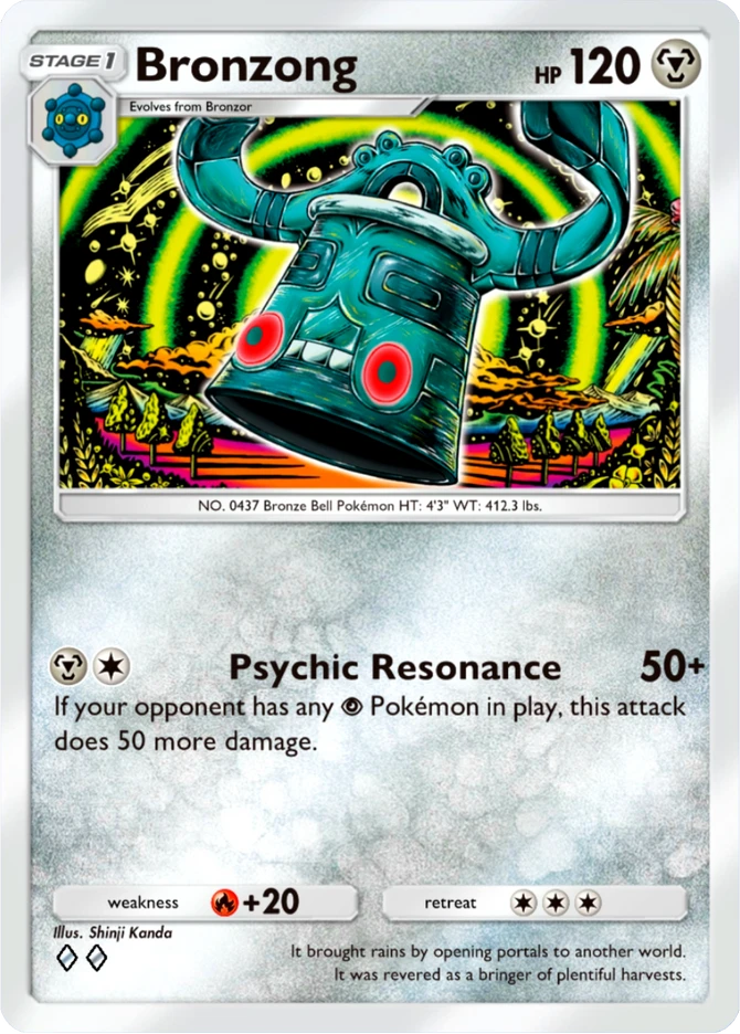 118 Bronzong – Pulsing Aura