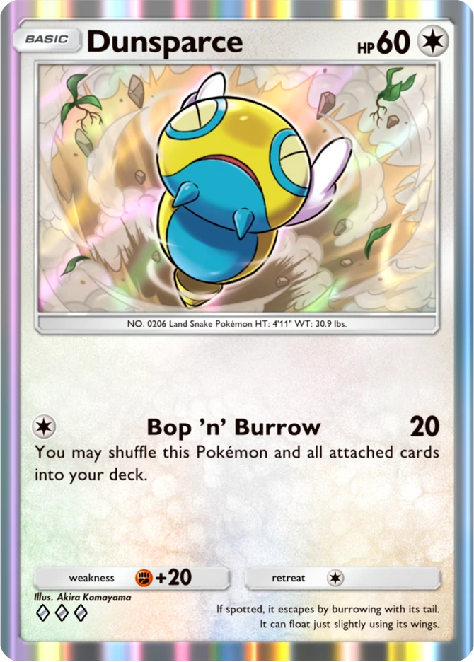 130 Dunsparce – Pulsing Aura