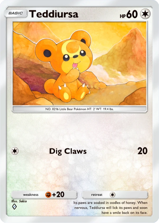 131 Teddiursa – Pulsing Aura