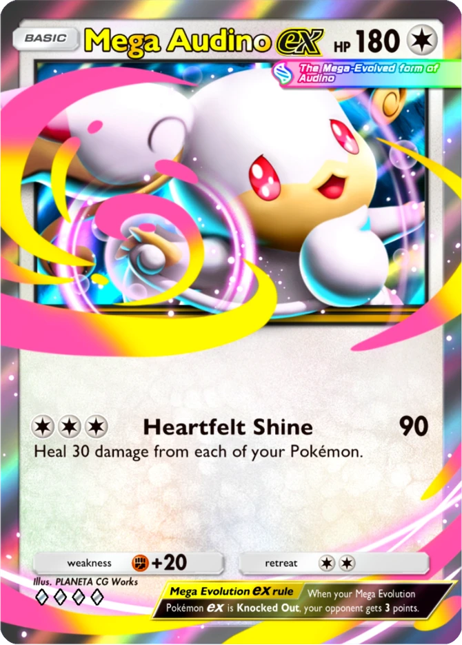 141 Mega Audino ex – Pulsing Aura